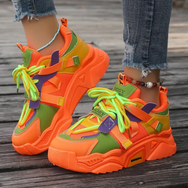 Women Sneakers New Fashion Outdoor Platform Shoes Women Breathable Trend Casual Sneakers Women Designer Shoes Zapatos De Mujer - Image 4
