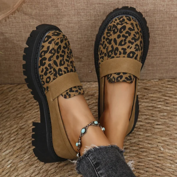 2024 Shoes Women Plus Size Loafers Women British Style Platform Shoes Office Ladies Light Casual Designer Shoes Zapatos De Mujer - Image 4
