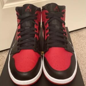 Nike Air Jordan 1 Mid Banned (2020) GS Taille 6,5Y - 554725-074 - NEUF ENVOI RAP