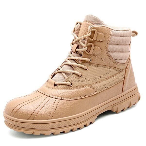 Beef Tendon Outsole Outdoor Boots Breathable Hiking Shoes CLO6689-P

Model Number: CLO6689-P

MOQ: 1000 Prs/Style (2 Colors)

These shoes are made of imitation leather which is thermal and waterproof suitable for outdoor activities. The soft lining is very breathable with a stylish lace-up closure way. The anti-skid beef tendon outsole provides good shock absorption, and the TPR bottom is wear-resistant, flexible, giving you a good feeling outdoor.

Feature

Imitation Leather

Beef Tendon&TPR Outsole

High Top

Lace-Up

Color: Khaki, Brown, Black - Image 2