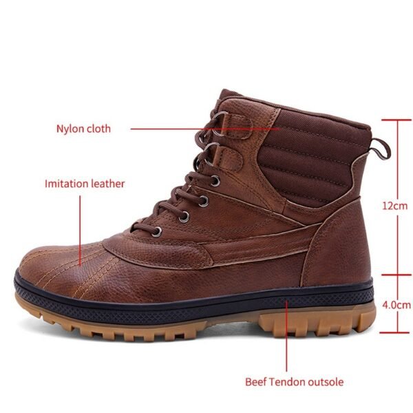 Beef Tendon Outsole Outdoor Boots Breathable Hiking Shoes CLO6689-P

Model Number: CLO6689-P

MOQ: 1000 Prs/Style (2 Colors)

These shoes are made of imitation leather which is thermal and waterproof suitable for outdoor activities. The soft lining is very breathable with a stylish lace-up closure way. The anti-skid beef tendon outsole provides good shock absorption, and the TPR bottom is wear-resistant, flexible, giving you a good feeling outdoor.

Feature

Imitation Leather

Beef Tendon&TPR Outsole

High Top

Lace-Up

Color: Khaki, Brown, Black - Image 4