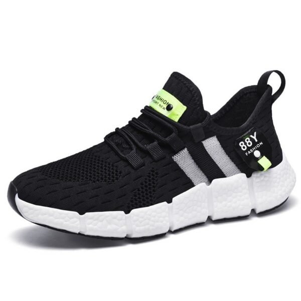 Big Collar Fly Knit Sports Shoes Popcorn Sneakers CLS2715 - Image 4