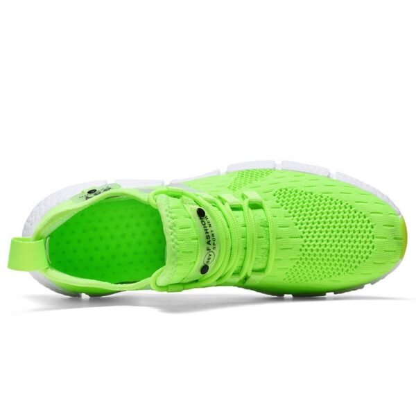 Big Collar Fly Knit Sports Shoes Popcorn Sneakers CLS2715 - Image 2