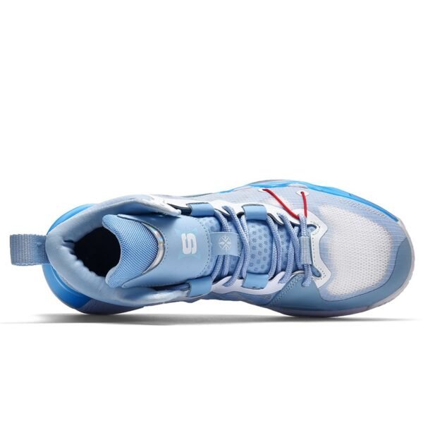 Breathable Fish Wire Mesh Basketball Shoes Lace-Up High Top Sneakers CLSA13Model Number: CLSA13 - Image 5