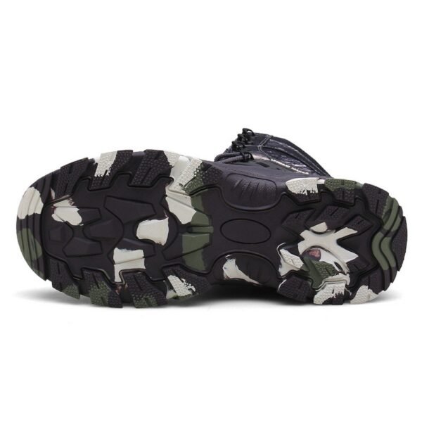 Camo High Cut Outdoor Boots Waterproof Walking Shoes CLOQ5 - Image 4