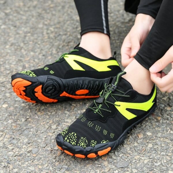 Breathable Fly Knit Soft Cycling Shoes Grip Rubber Sneaker CLR1009