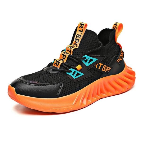Anti-Skip Running Shoes Anti-Collision Toe Cap Personalized Sneakers CLS9065 - Image 4